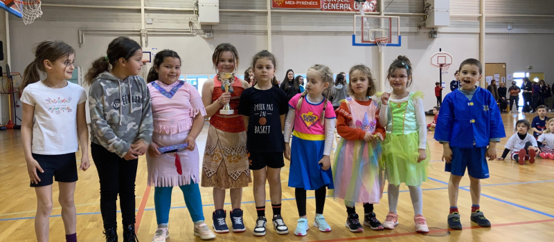 UAV Basket : journée carnaval pour les U7 à Gimont !