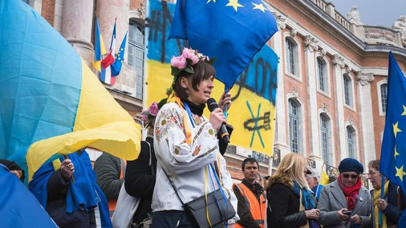 Toulouse : Toujours plus de monde pour soutenir l’Ukraine.
