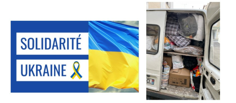 Les premiers dons pour l'Ukraine sont partis !