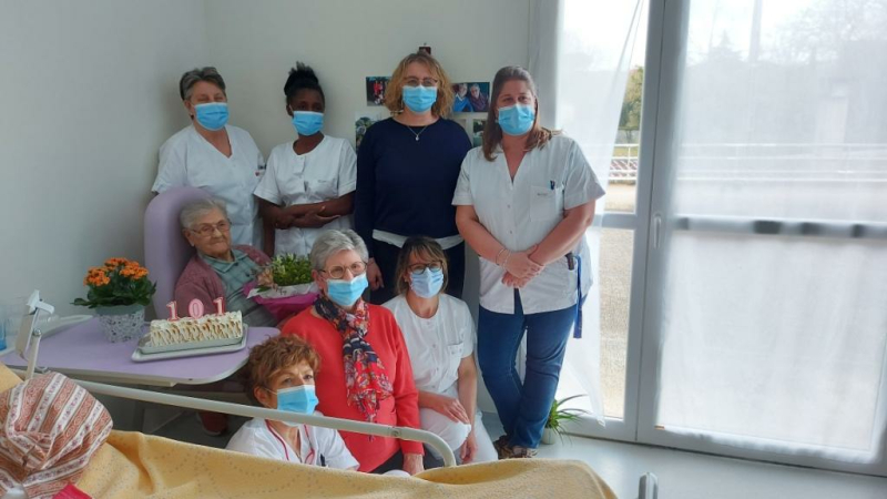 Emilienne Bruchaut a fêté ses 101 ans
