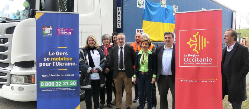 Le Gers se mobilise pour l'Ukraine.