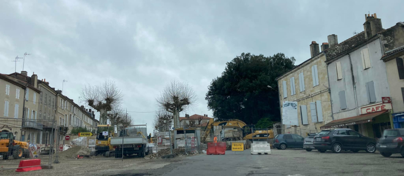 Travaux ; C'est parti et bien parti