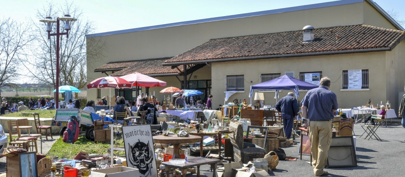 ACTA et le vide grenier de printemps à Berdoues