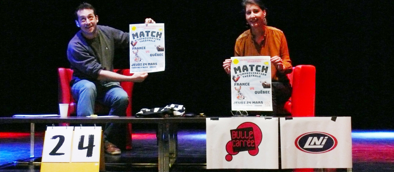 Un match international au théâtre
