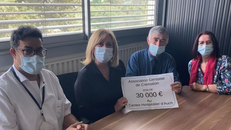 Un don de 30.000€ pour l'hôpital d'Auch