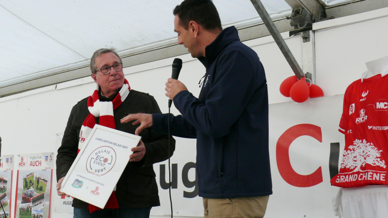 Le Rugby Club d'Auch premier club de rugby Français éco-responsable