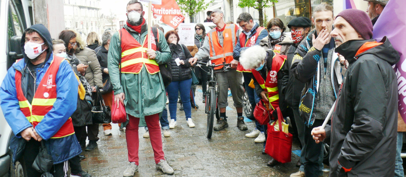 " Mobilisation timide" des agents territoriaux CGT