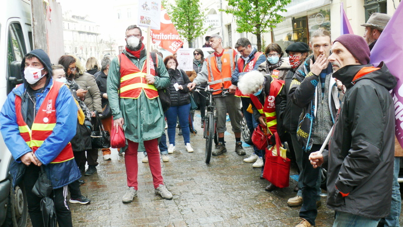 " Mobilisation timide" des agents territoriaux CGT