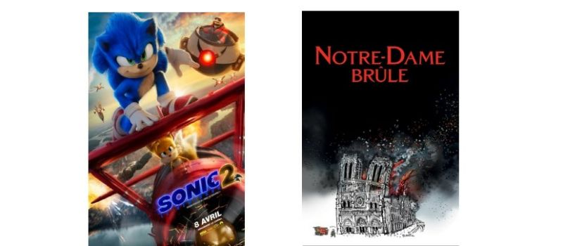 Animation et drame au cinéma dimanche