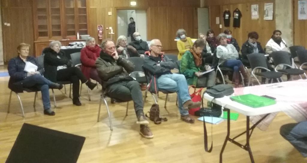 Une vue générale  de l'assemblée