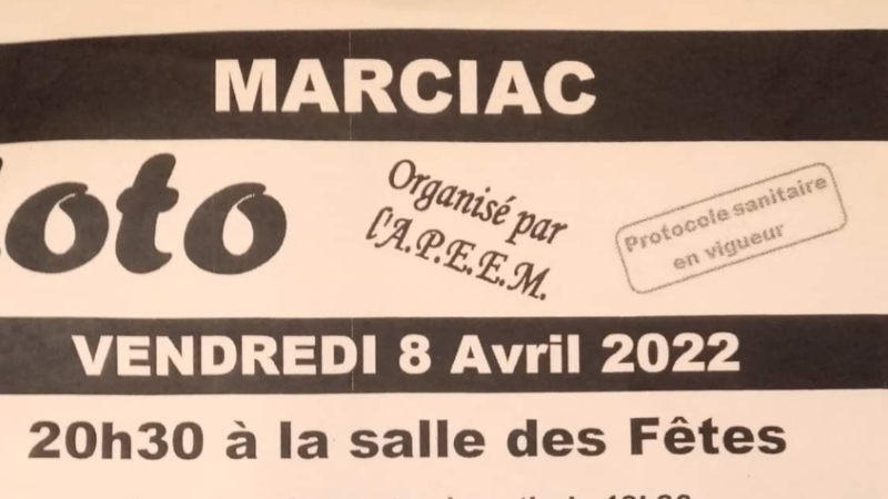 Ecoles de Marciac : 2ème Loto de l’APEEM.