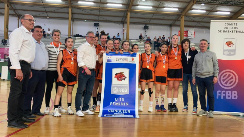 UAV Basket : les U15 championnes du Gers !