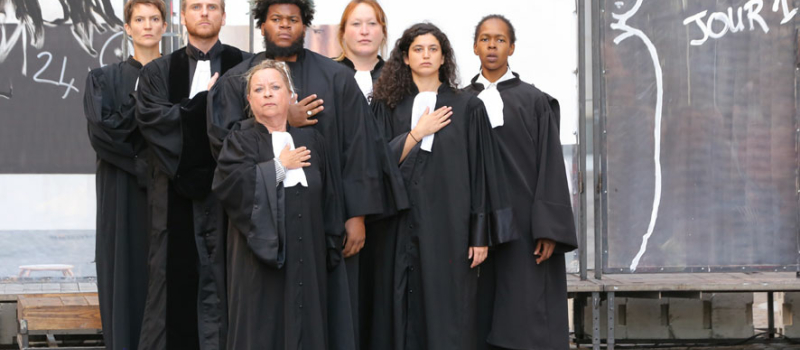 Spectacle événement "Héroïne" par la compagnie Les Arts Oseurs : un palais de justice à ciel ouvert !
