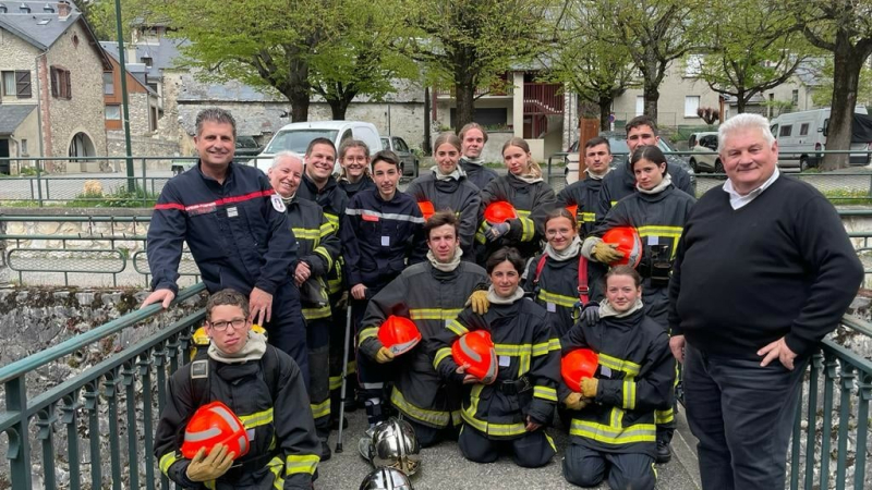 Les JSP d'Auch en stage de formation