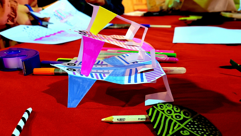 Ciseaux, papiers, couleurs, le" Kirigami" à l'honneur au Musée Campanaire