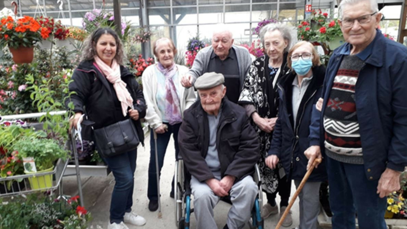 Jardin thérapeutique à l'EHPAD