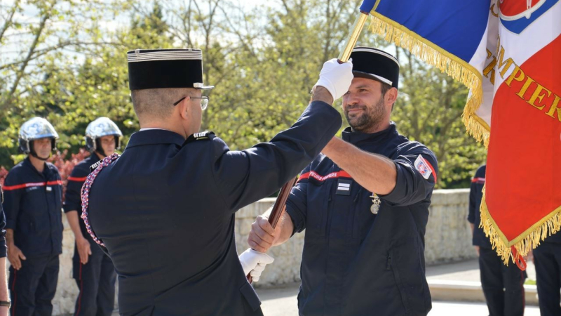 Passation de commandement au CIS