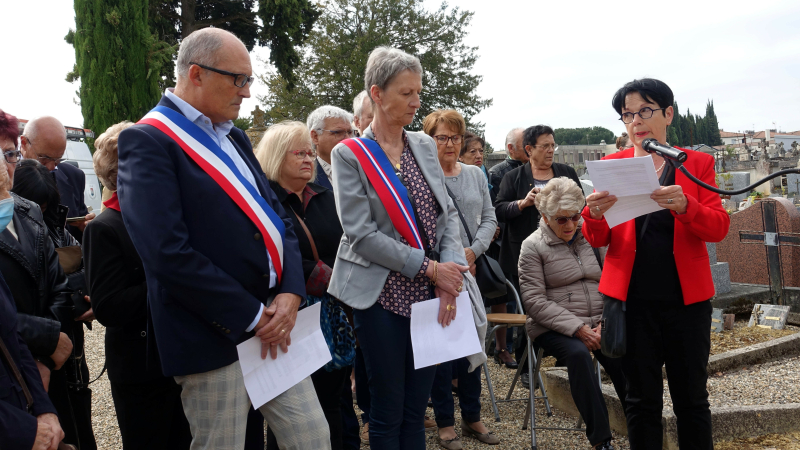 Cercle Algérianiste : inauguration de la stèle