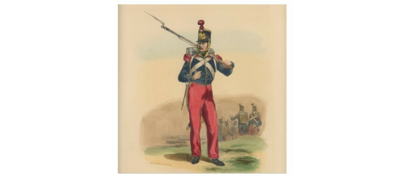 Un livret militaire de 1833 découvert dans un grenier