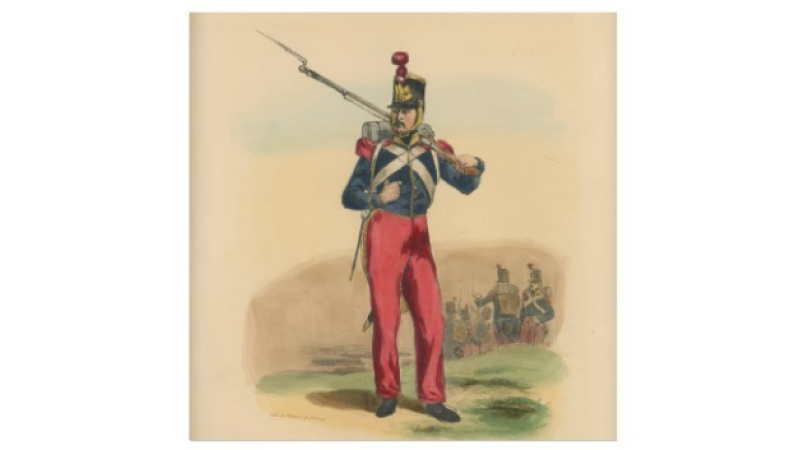 Un livret militaire de 1833 découvert dans un grenier