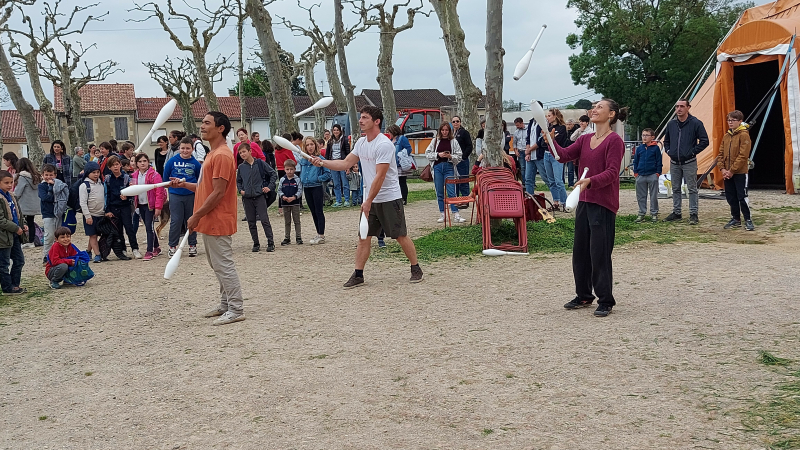 Deux jours de manifestations pour la fin de résidence de la compagnie Cirquons Flex