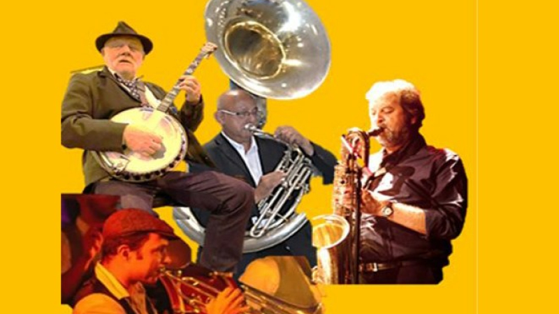 Astarac Jazz Band en ouverture du concert de Nadau