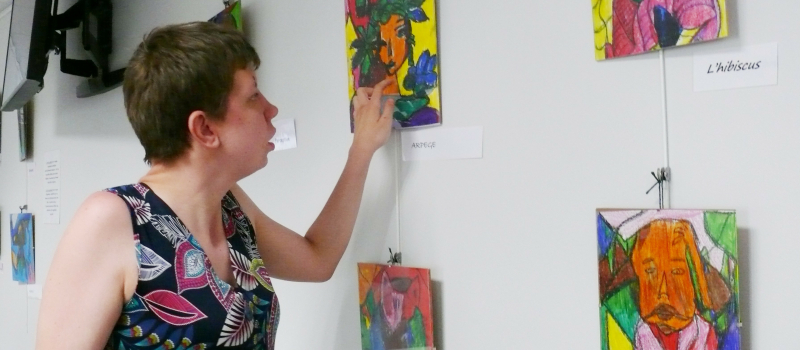 "Artiste et autiste", Audrée Doreau s'expose à la Maison de la Région