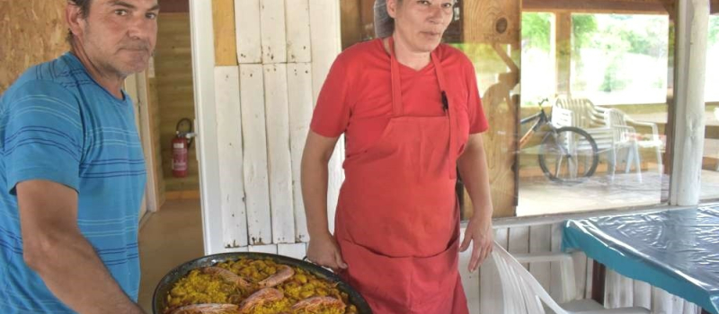 Eva a ouvert le restaurant du lac
