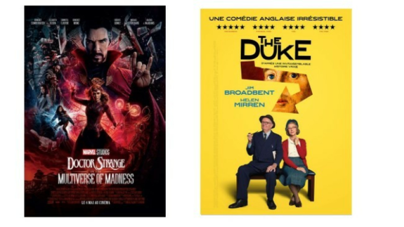 Action et comédie au cinéma mercredi