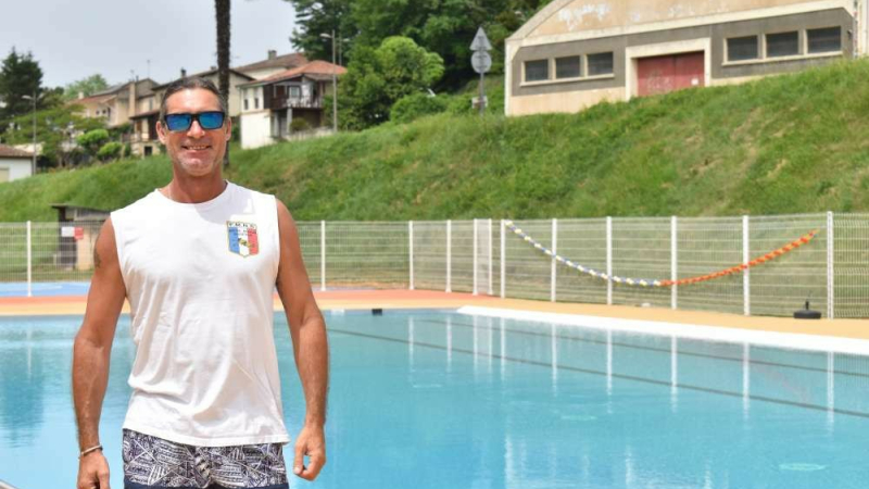 La piscine est ouverte