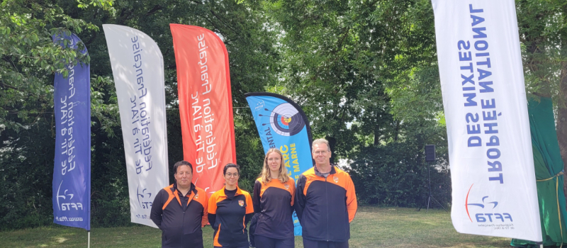 Week-end de l'Ascension en région parisienne pour les archers de la Flèche Gasconne