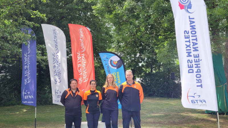 Week-end de l'Ascension en région parisienne pour les archers de la Flèche Gasconne