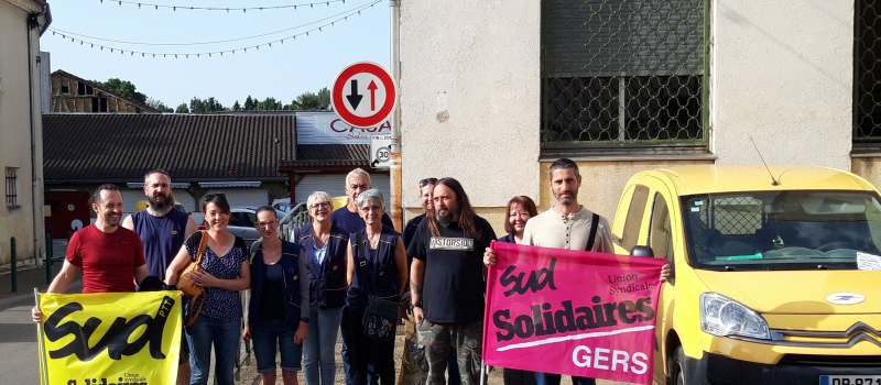 Manifestation des postiers