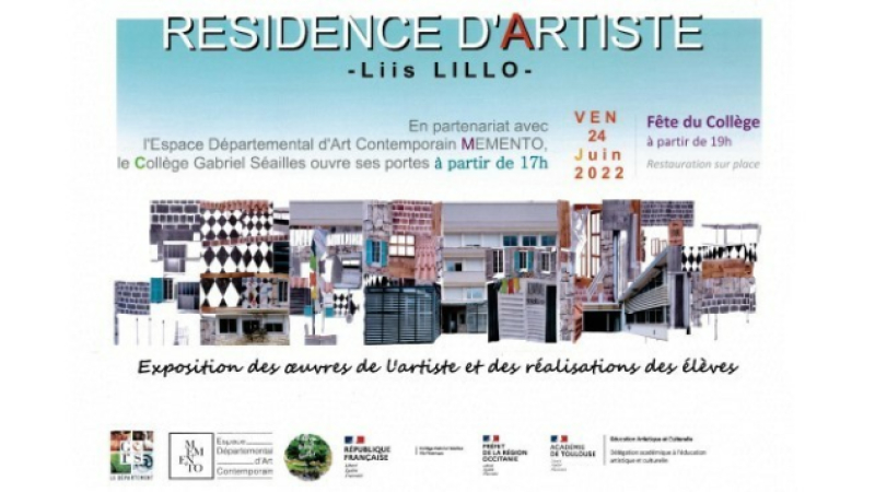 Le collège Gabriel Séailles ouvre ses portes vendredi 24 juin à l'occasion de la clôture de la résidence d'artiste