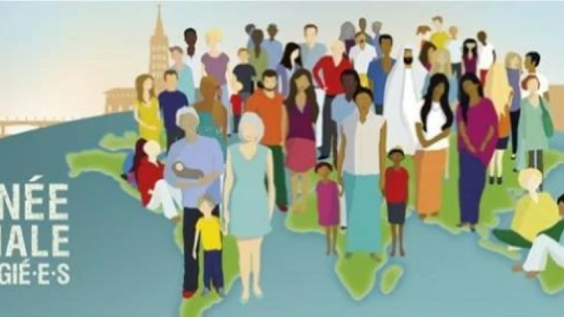 Lundi 20 juin journée mondiale du réfugié
