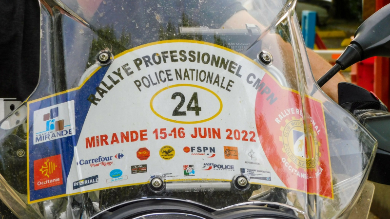 Les motocyclistes de la police nationale Occitanie en compétition