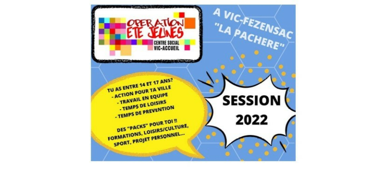 Opération Eté Jeunes : inscrivez-vous !