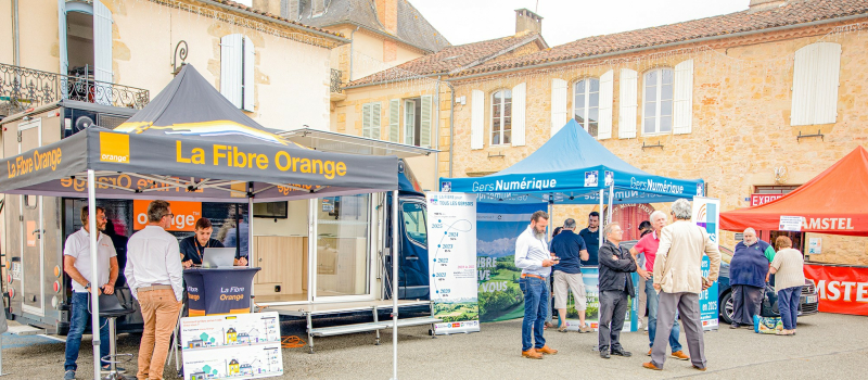 Le «Projet fibre gersois» s'est manifesté à Aignan