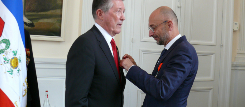 Roland Sturmel a été décoré de la Légion d'honneur