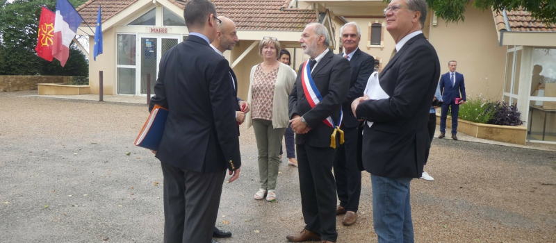 Thierry Beaudet, président du Conseil Economique, Social et Environnemental  a découvert les enjeux du PNR,