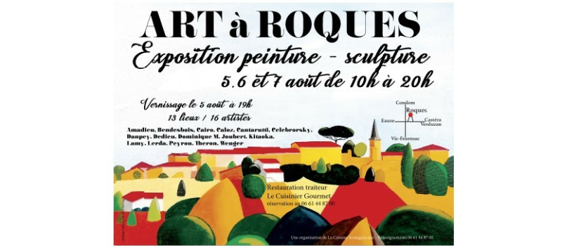 La 4ème édition d'Art à Roques, c'est ce week-end !