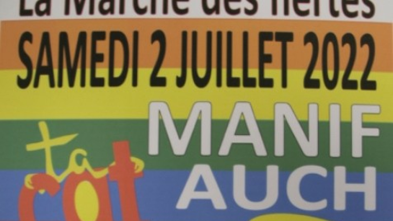Marche des fiertés à Auch