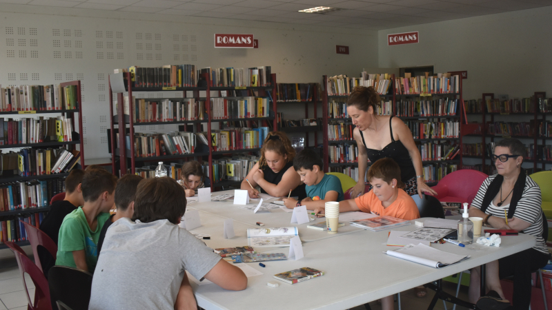 Premier atelier Manga et les Estivales