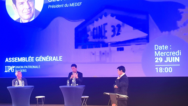L'assemblée générale de l'UPG s'est tenue en présence du président du MEDEF
