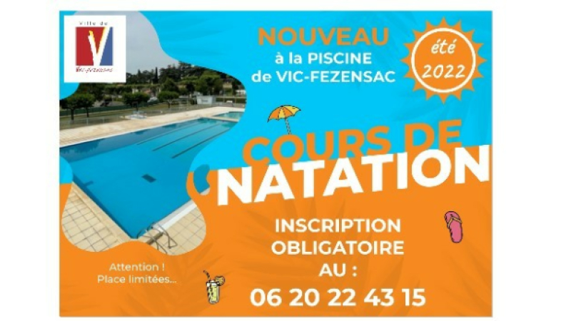 La piscine municipale propose des cours de natation