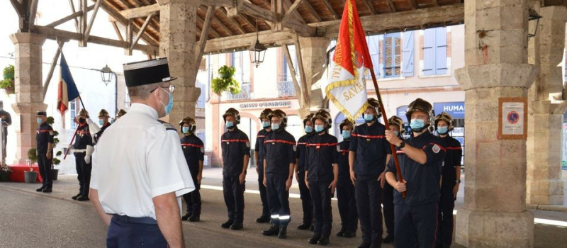 Passations de pouvoirs chez les pompiers