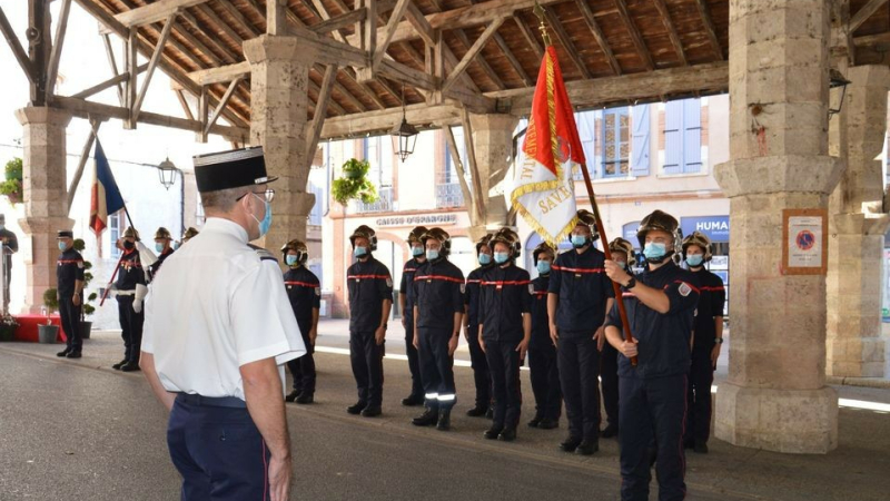 Passations de pouvoirs chez les pompiers