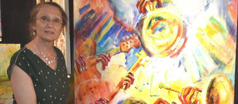 L’univers coloré de Marie-Pascale Lerda s'expose