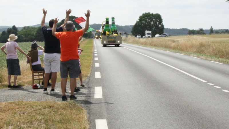 On attend le Tour....ou la caravane ?