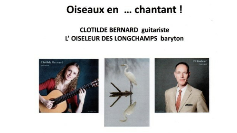 "Oiseaux en...chantant ! ", un concert lyrique à la chapelle de Las